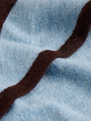 White Stuff Blue Triangle Scarf - Image 4 of 4