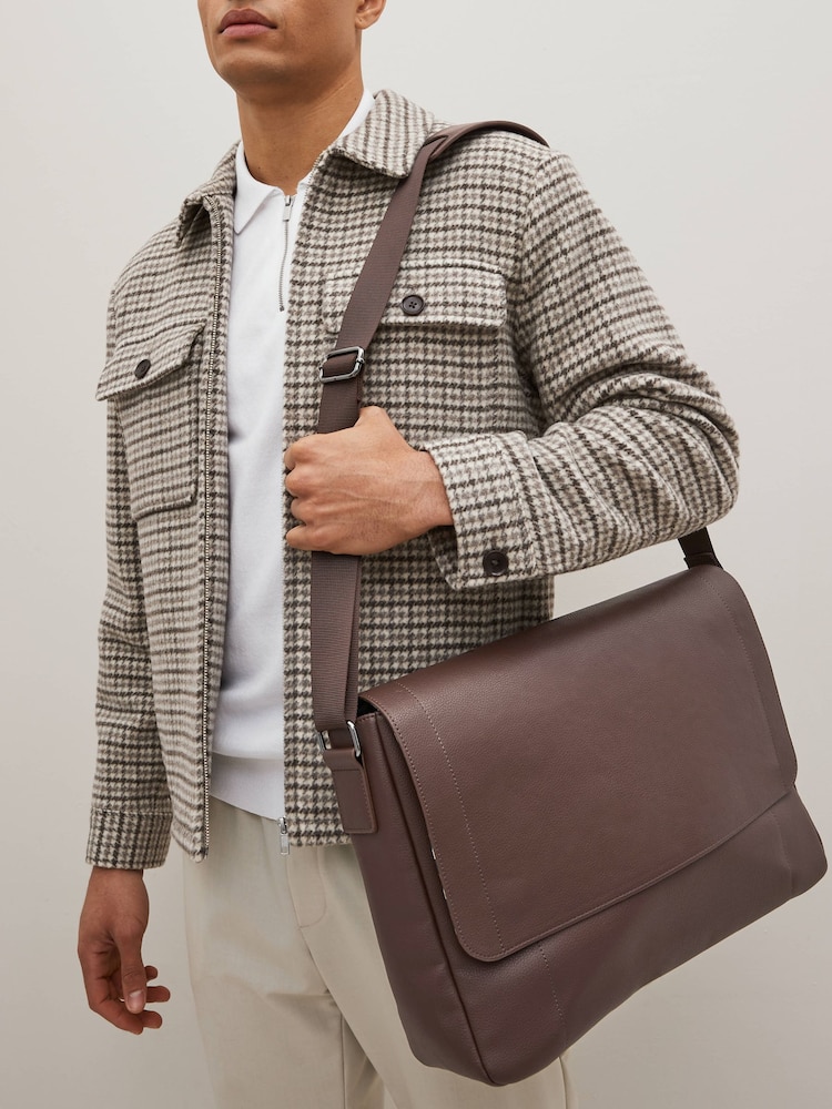 Brown Messenger Bag - Image 1 of 13