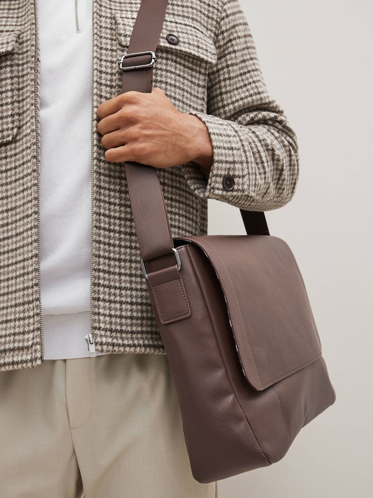 Brown Messenger Bag - Image 2 of 13