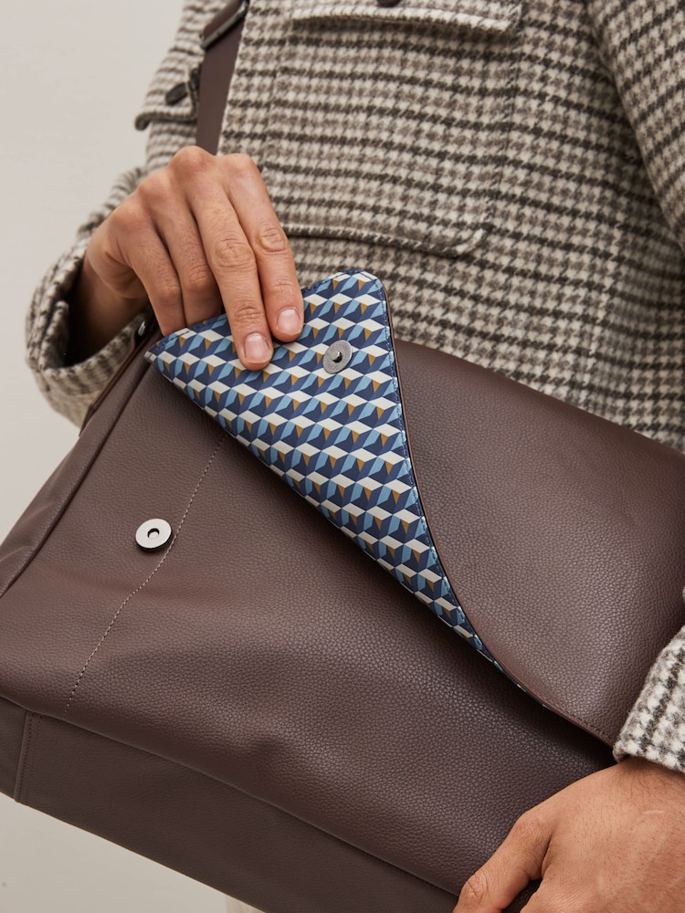 Brown Messenger Bag - Image 4 of 13