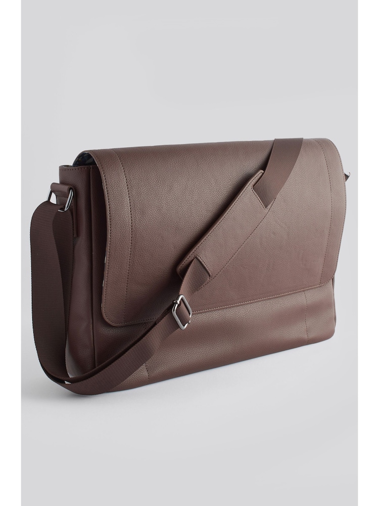 Brown Messenger Bag - Image 6 of 13