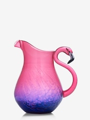 Pink/Purple Flamingo Plastic Picnic Drinkware Jug - Image 3 of 3
