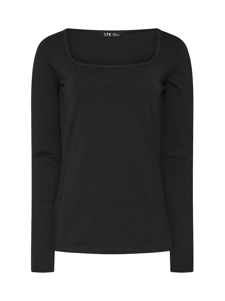 Long Tall Sally Black/White Square Neck Tops 2 Pack - Image 7 of 7 Long Tall Sally Black/White Square Neck Tops 2 Pack - Image 7 of 7
