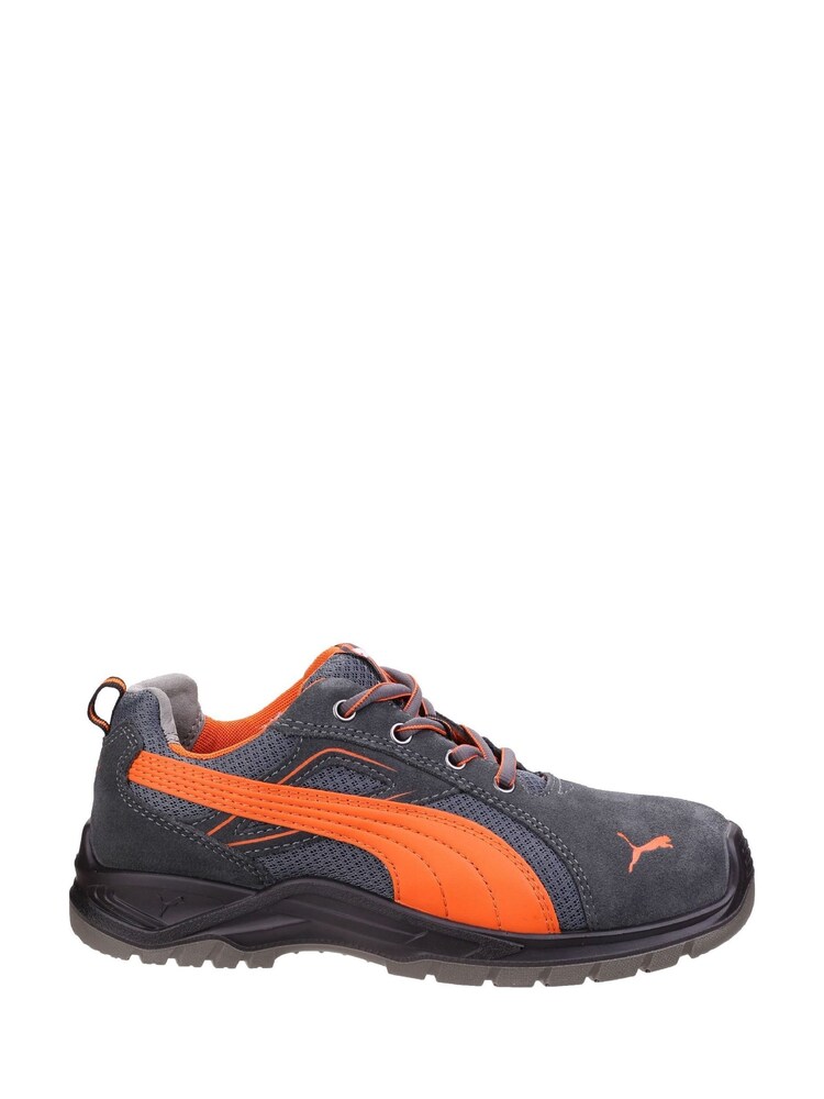 Puma® Safety Orange Omni Flash Low Lace-Up Trainers - Image 2 of 6