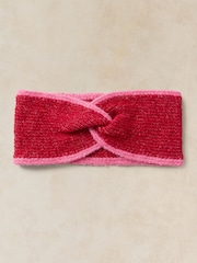 White Stuff Red Knitted Headband - Image 1 of 2