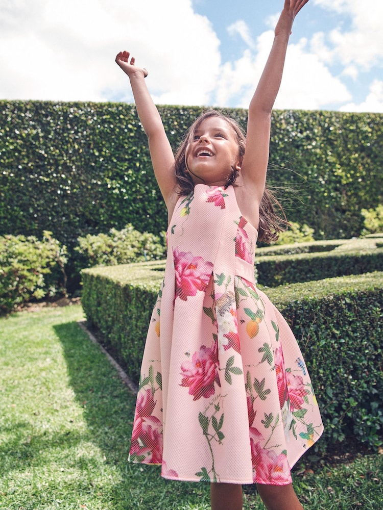 Baker by Ted Baker Floral Airtex Scuba Dress - Image 1 of 5