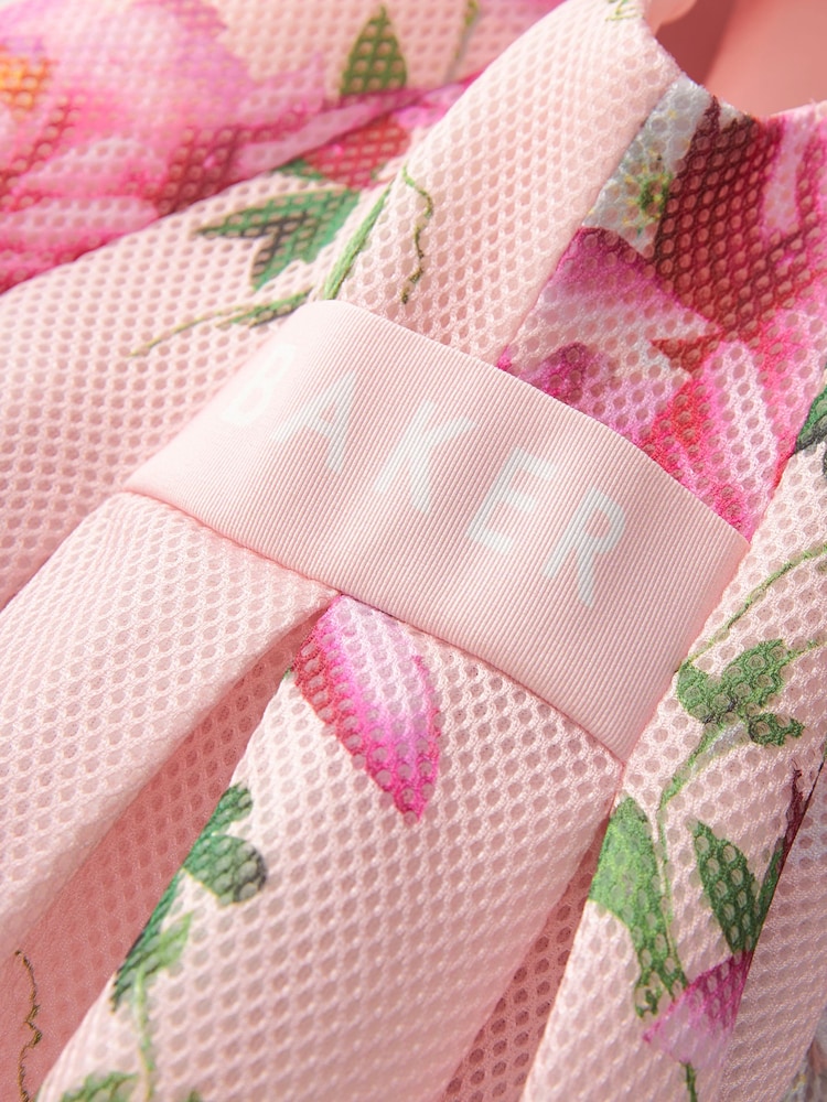 Baker by Ted Baker Floral Airtex Scuba Dress - Image 5 of 5