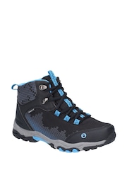 Ducklington Black Lace Up Hiking Waterproof Walking Boots - Image 2 of 4