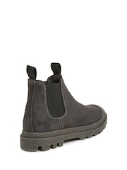 Celtic & Co. Grey Toe Cap Ankle Chelsea Boots - Image 3 of 5