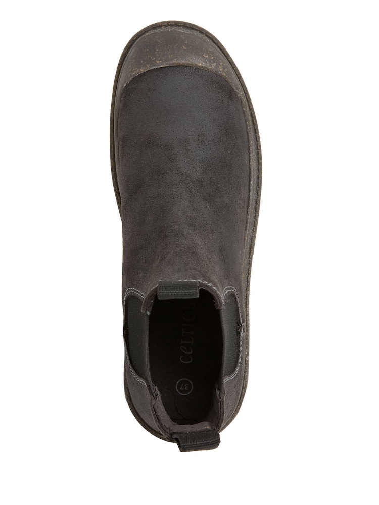 Celtic & Co. Grey Toe Cap Ankle Chelsea Boots - Image 5 of 5 Celtic & Co. Grey Toe Cap Ankle Chelsea Boots - Image 5 of 5