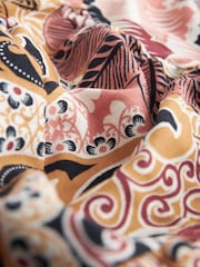 Rust Paisley Button Down Maxi Summer Dress - Image 8 of 8