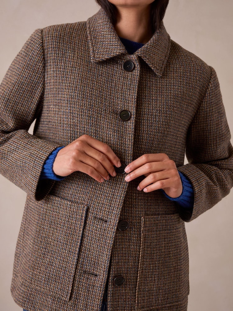 Celtic & Co. Brown Tweed Jacket - Image 2 of 9 Celtic & Co. Brown Tweed Jacket - Image 2 of 9