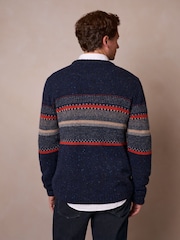 Celtic & Co. Blue Birdseye Statement Donegal Jumper - Image 2 of 8