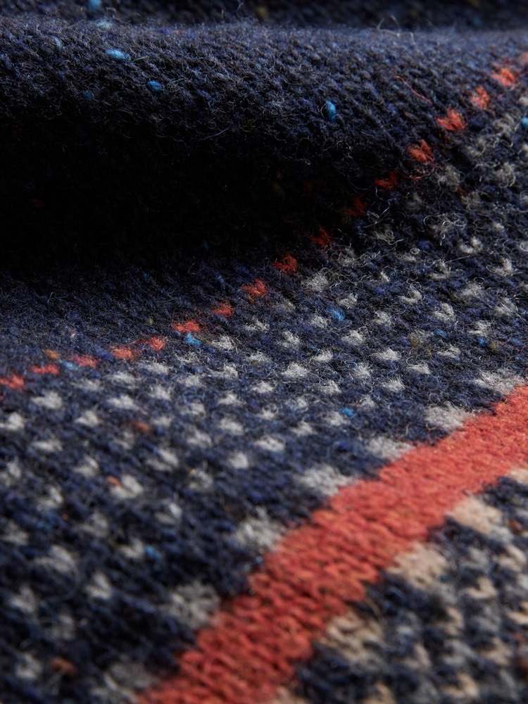 Celtic & Co. Blue Birdseye Statement Donegal Jumper - Image 8 of 8