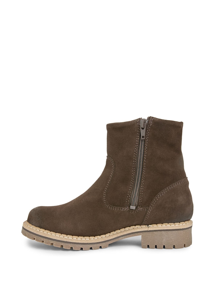 Celtic & Co. Brown Waterproof Suede Ankle Boots - Image 2 of 6 Celtic & Co. Brown Waterproof Suede Ankle Boots - Image 2 of 6