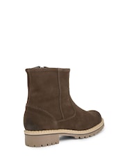 Celtic & Co. Brown Waterproof Suede Ankle Boots - Image 4 of 6