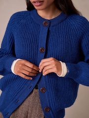 Celtic & Co. British Wool Ribbed Cardigan - Imaginea 2 din 3