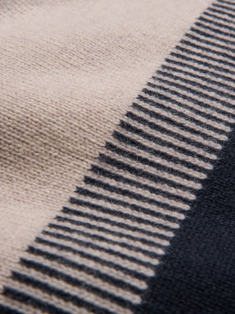 Celtic & Co. Blue Felted Funnel Neck Jumper - Image 5 of 5