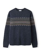 Celtic & Co. Blue Fair Isle Jumper - Image 6 of 8