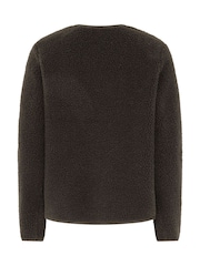PixieGirl Petite Brown Borg Jacket - Image 6 of 6