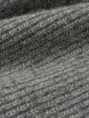 Celtic & Co. Grey Ribbed Fishermans Jumper - Image 6 of 6