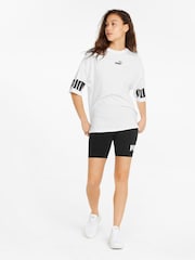 Puma Black ESS 7" Logo Short Leggings - Image 5 of 9