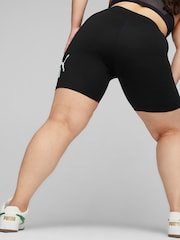 Puma Black ESS 7" Logo Short Leggings - Image 7 of 9