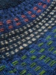 Celtic & Co. Blue Float Stitch Yoke Donegal Jumper - Image 5 of 6