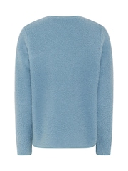 PixieGirl Petite Blue Borg Jacket - Image 6 of 6