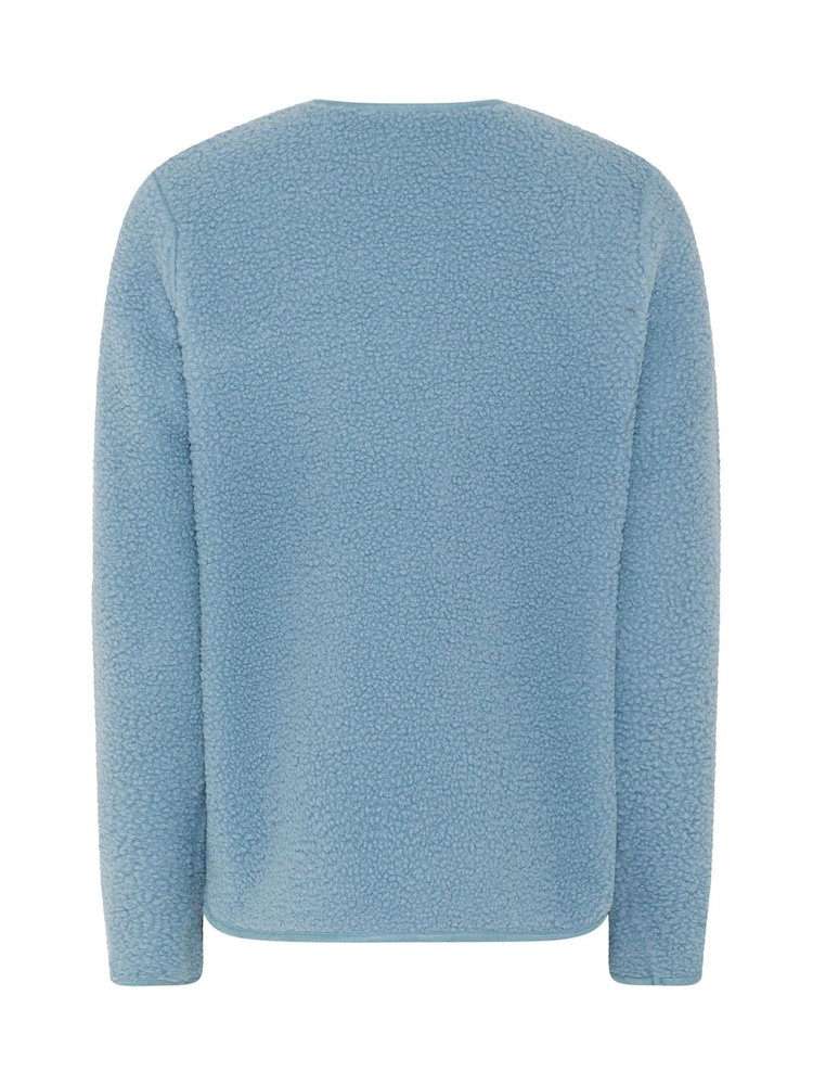 PixieGirl Petite Blue Borg Jacket - Image 6 of 6 PixieGirl Petite Blue Borg Jacket - Image 6 of 6