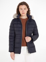 Tommy Hilfiger Tyra Daunenjacke, blau - Bild 1 von 6