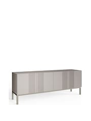 Frank Olsen Grey Iona 4 Door Large TV Unit with Smart Feature - Image 4 of 7
