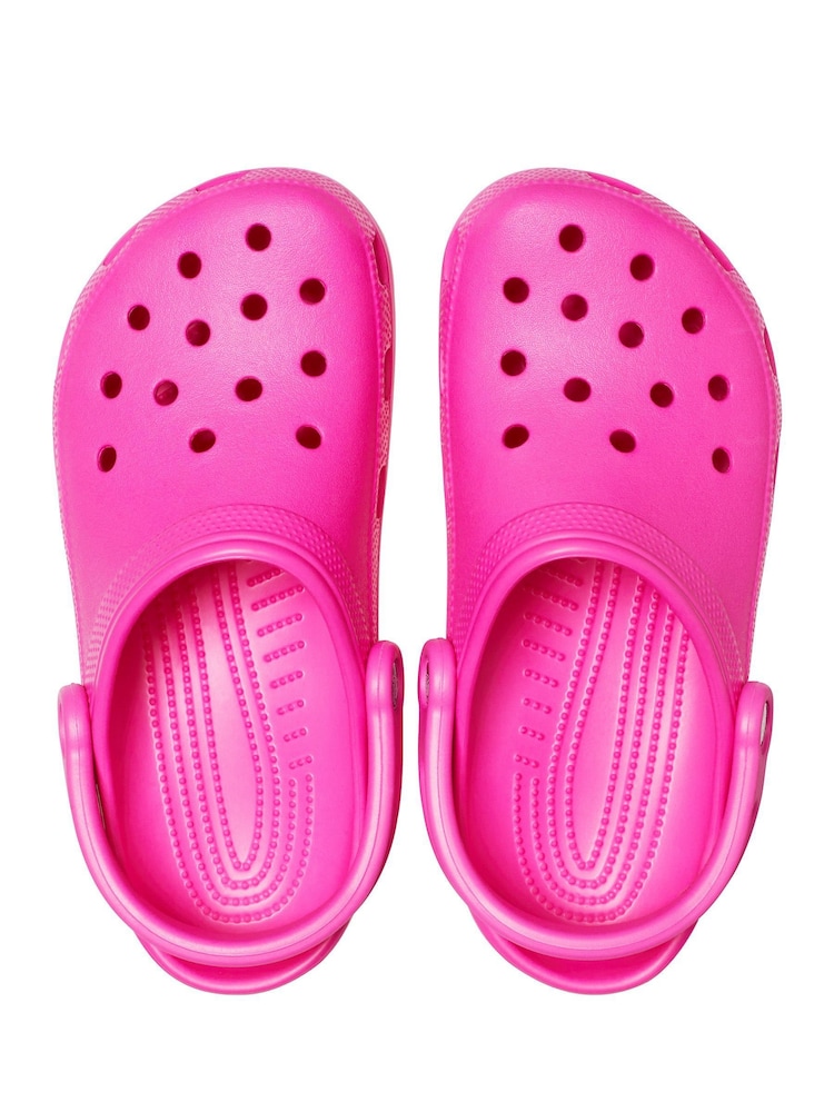 Crocs Juice Pink Adults Classic Clogs - Image 5 of 7