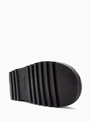 Kickers Black Leather Youth Lo Leather Shoes - Image 6 of 6
