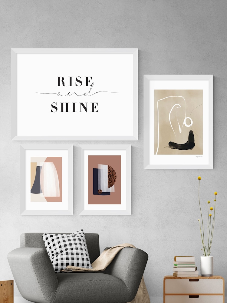 East End Prints White Abstract VI Framed Print - Image 3 of 3