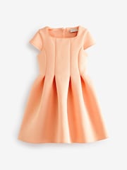 Baker by Ted Baker Navy Embossed Scuba Dress - Image 5 of 8