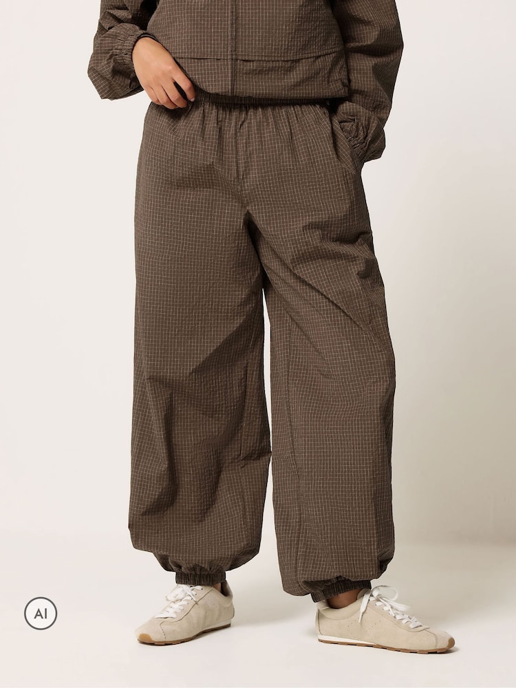 PixieGirl Petite Check Technical Jacket And Trousers Set - Image 2 of 6