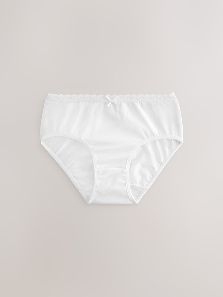 White Hipster Briefs 10 Pack (1.5-16yrs) - Image 2 of 11