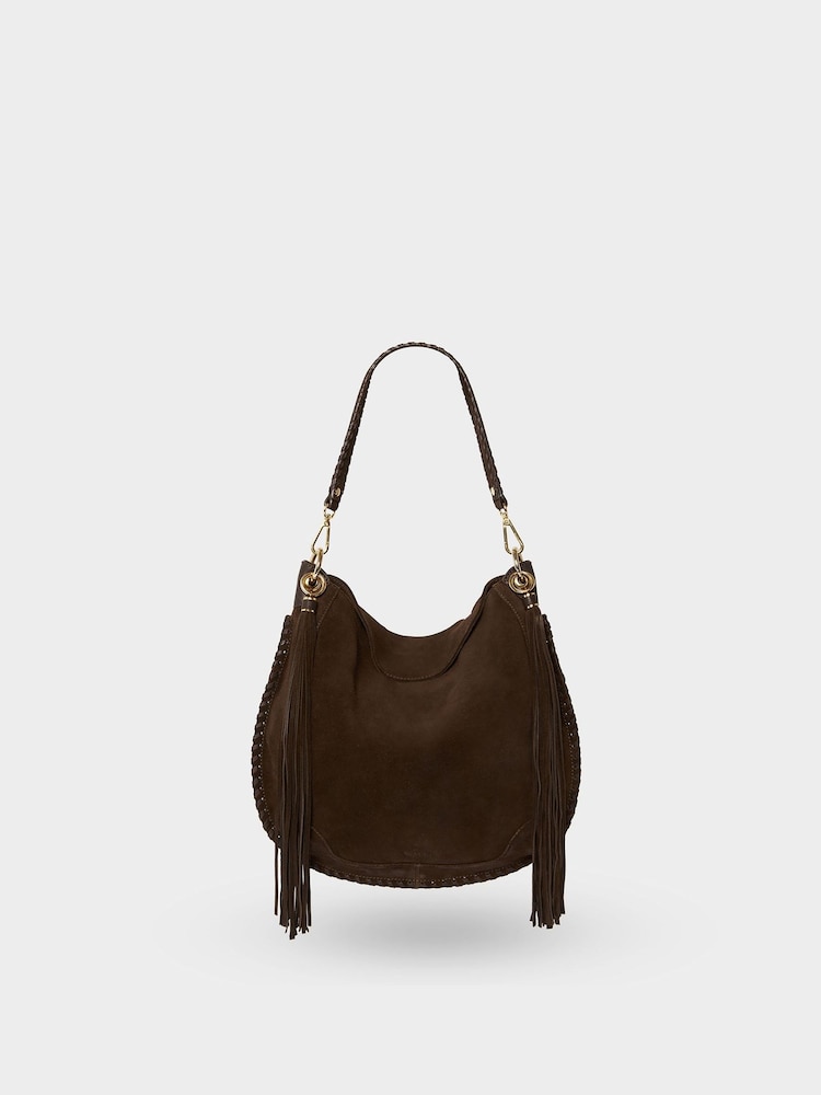 Osprey London The Rodeo Suede Hobo Bag - صورة 2 من 7 Osprey London The Rodeo Suede Hobo Bag - صورة 2 من 7