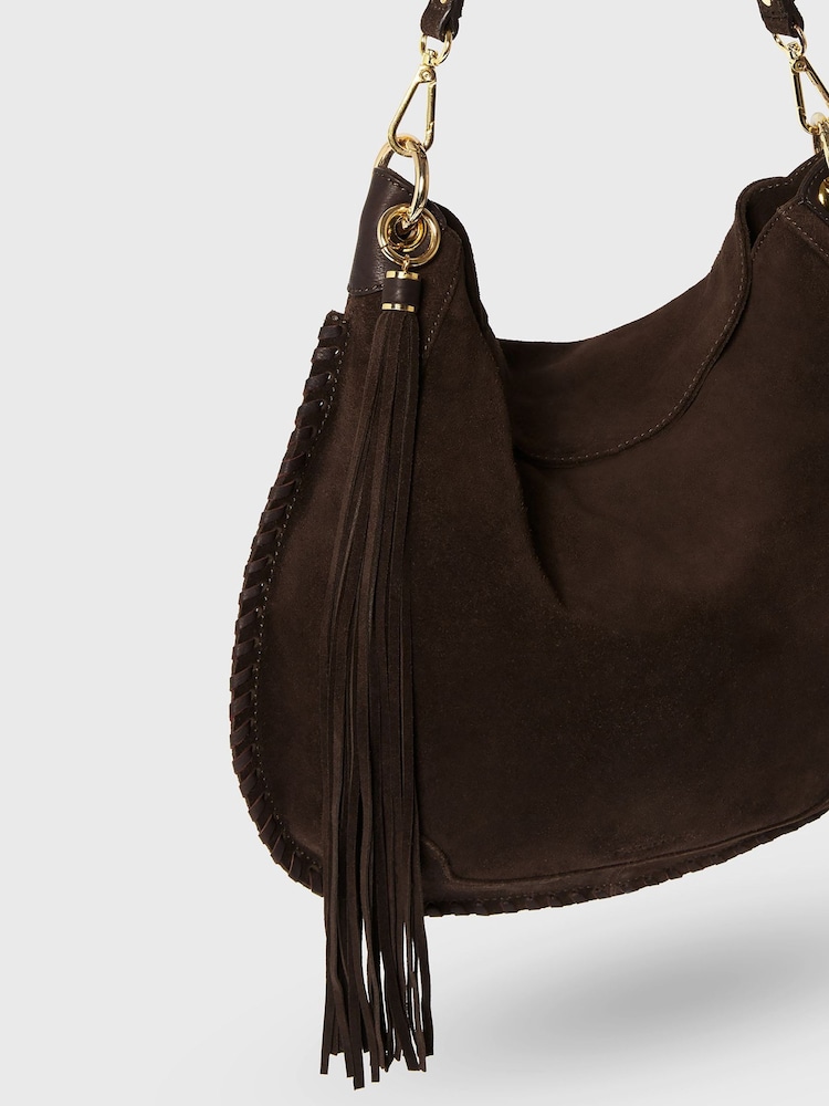 Osprey London The Rodeo Suede Hobo Bag - صورة 7 من 7 Osprey London The Rodeo Suede Hobo Bag - صورة 7 من 7