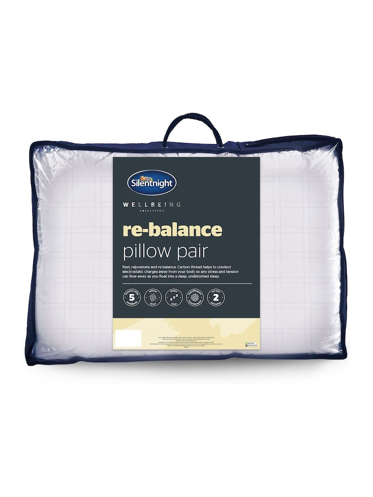 Набор из двух подушек Silentnight Wellbeing Collection Rebalance - Изображение 4 из 4