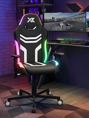 X Rocker Black Agility Compact RGB PC Gaming Chair for Juniors - Image 1 of 6