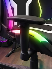 X Rocker Black Agility Compact RGB PC Gaming Chair for Juniors - Image 2 of 6