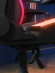 X Rocker Black Agility Compact RGB PC Gaming Chair for Juniors - Image 4 of 6