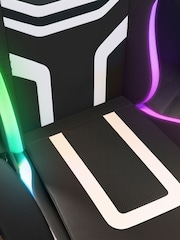 X Rocker Black Agility Compact RGB PC Gaming Chair for Juniors - Image 5 of 6