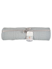 Mary Berry Grey Signature 100% Cotton Table Runner - Image 4 of 4
