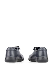 Start Rite Wish Navy Blue Leather Pretty School Shoes F & G Fit - Image 4 of 6