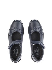 Start Rite Wish Navy Blue Leather Pretty School Shoes F & G Fit - Image 5 of 6