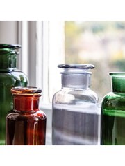 Gallery Home Grey Smoke Set of 3 Apotheca Jar - Image 4 of 6