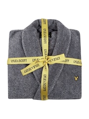 Grey Lyle & Scott Grey Dressing Gown - Image 3 of 3